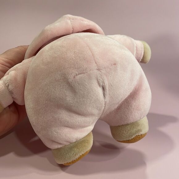 Ty Baby Collection PJ Bear Plush Toy Pink Hooded Pajamas 8" No tags attached - Picture 7 of 7